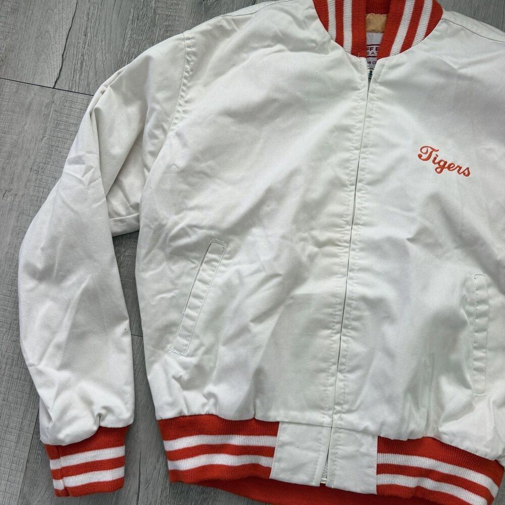 Vintage 1980s Cliff Engle Clemson Varsity Jacket Large Made in USA READ - Picture 2 of 14